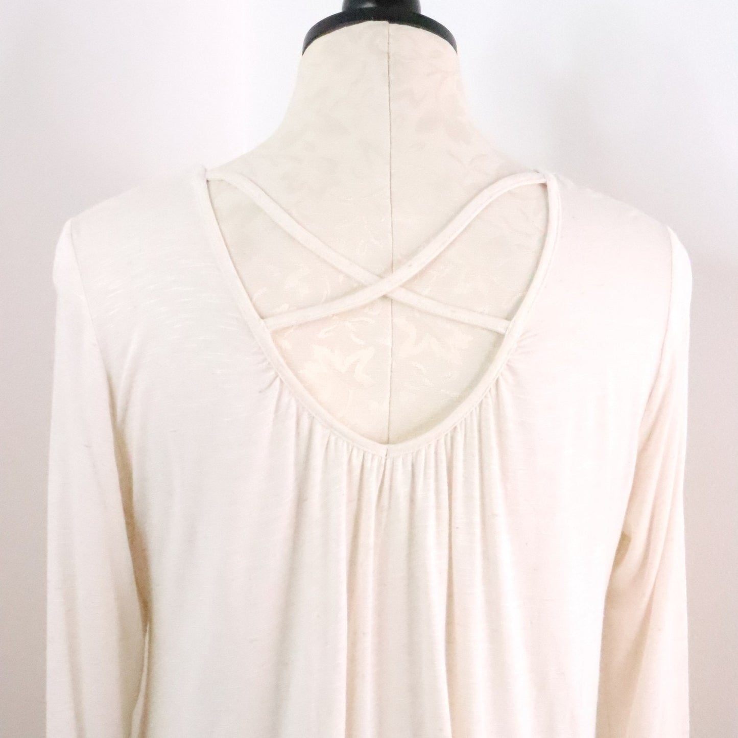 Arizona Jeans Co Women’s / Juniors L Boho Tribal Embroidered Stretch Top