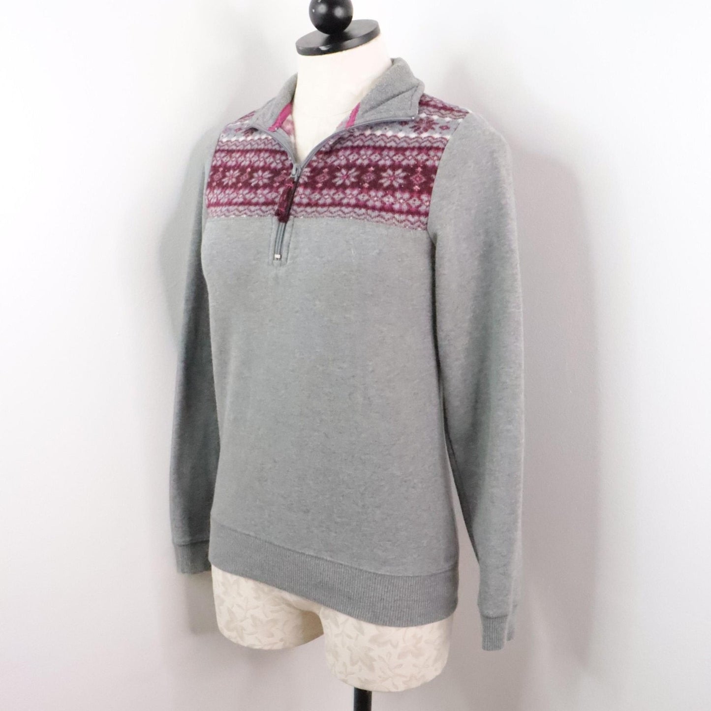 Prince & Fox Women’s XS Fair Isle Pullover Long Sleeve Sweatshirt