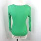 Lilly Pulitzer Women’s Small Green Ribbed Pima Cotton Long Sleeve Top