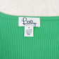 Lilly Pulitzer Women’s Small Green Ribbed Pima Cotton Long Sleeve Top