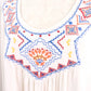 Arizona Jeans Co Women’s / Juniors L Boho Tribal Embroidered Stretch Top