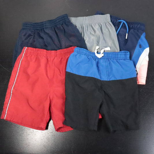Baby & Toddler Boys 24M–2T Athletic Shorts & Swim Trunks 5-Piece Bundle