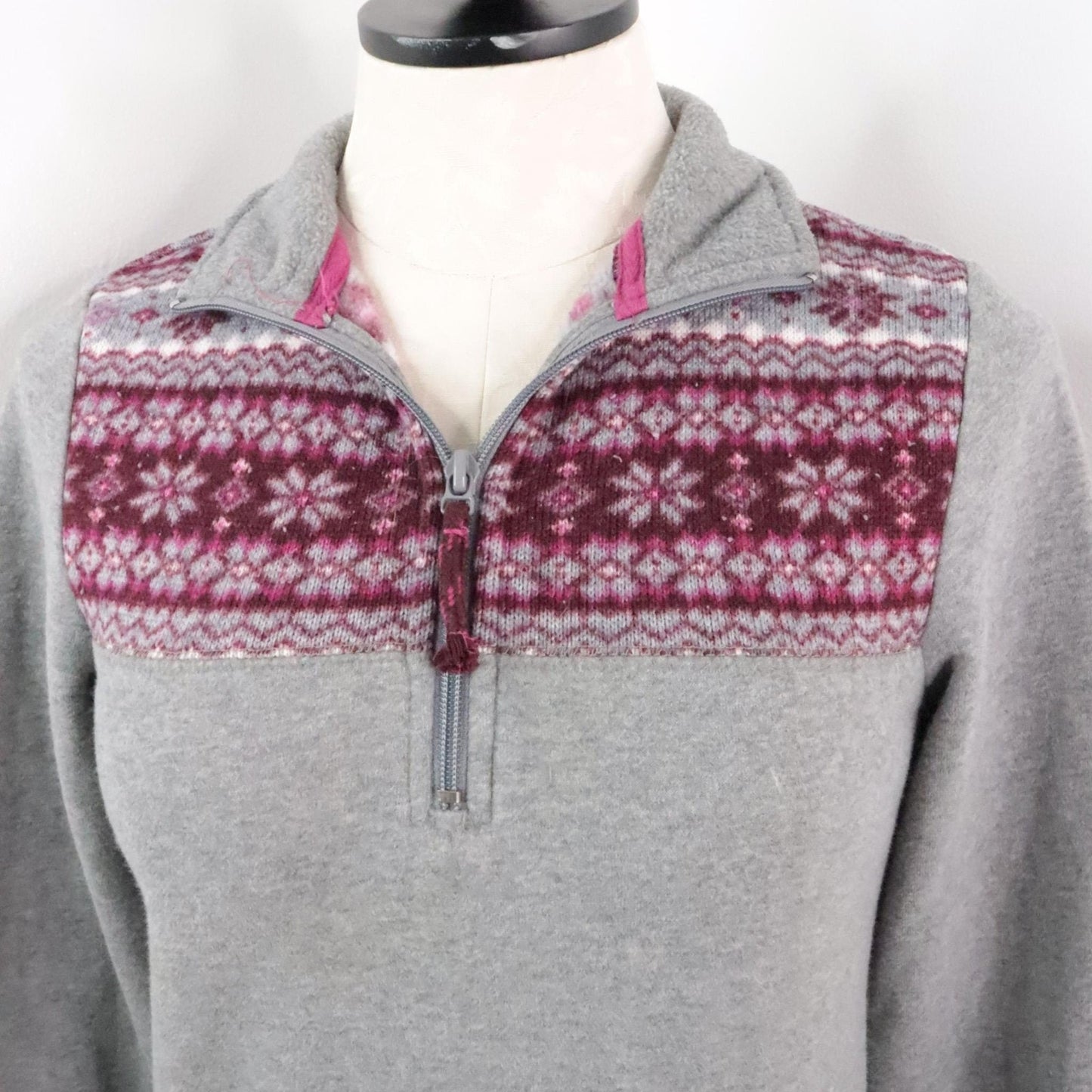 Prince & Fox Women’s XS Fair Isle Pullover Long Sleeve Sweatshirt