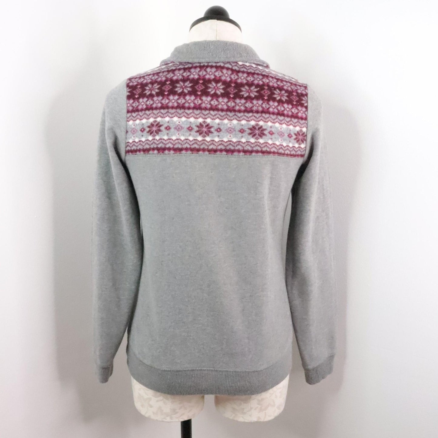 Prince & Fox Women’s XS Fair Isle Pullover Long Sleeve Sweatshirt