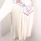 Arizona Jeans Co Women’s / Juniors L Boho Tribal Embroidered Stretch Top